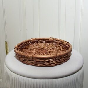 Wicker Tray Circle